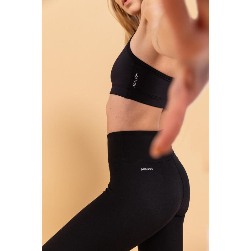 Kadın Kısa Fitness Taytı - Füme Siyah