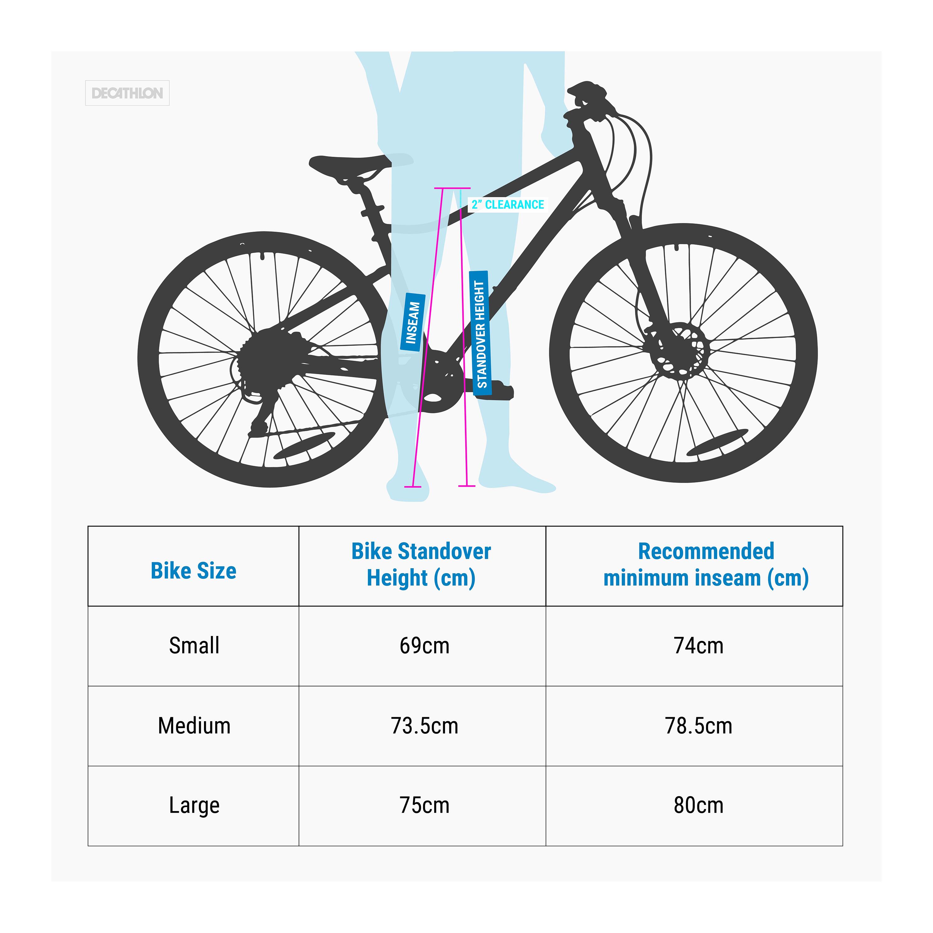 Btwin medium frame size hotsell