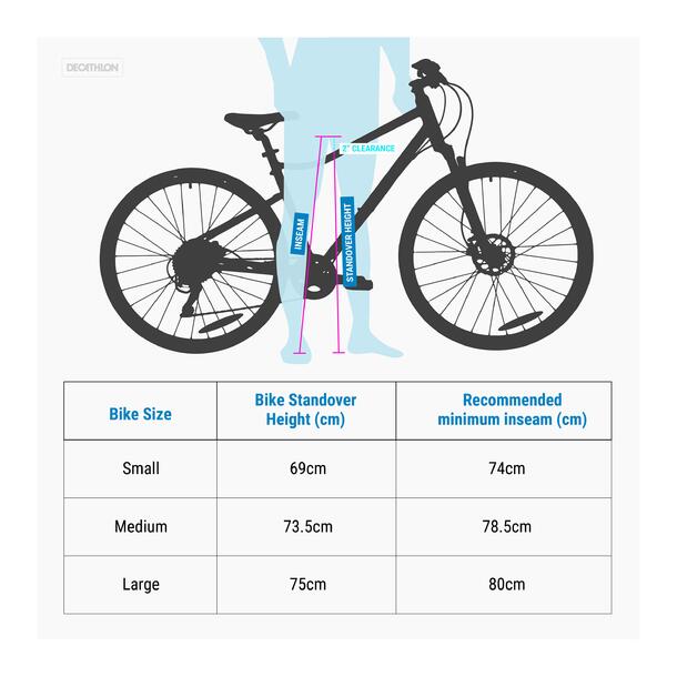 Hybrid Bike Riverside 100 6 speed VBrake Black