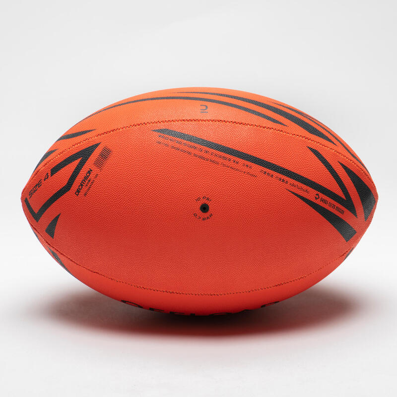 Ballon de rugby taille 4 - Initiation light orange