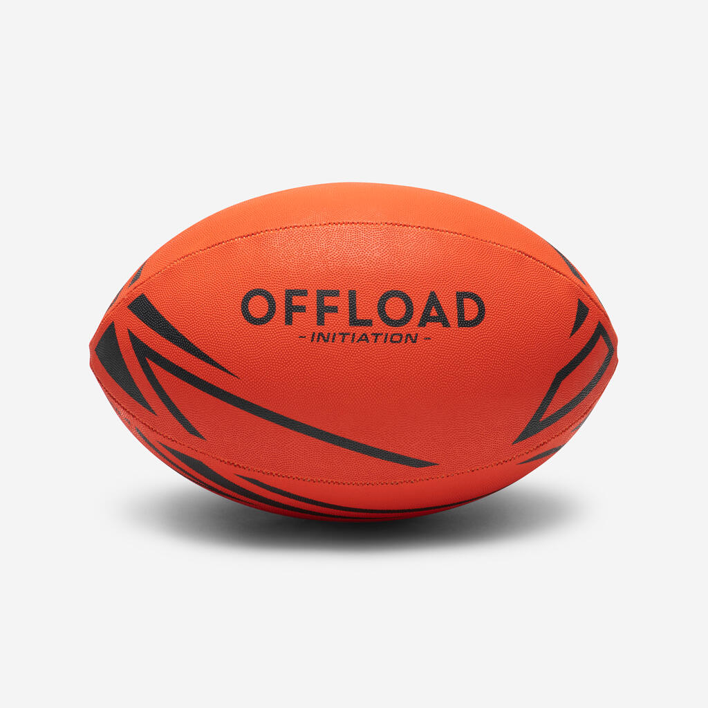 Lopta na rugby INITIATION veľkosť 4 oranžová