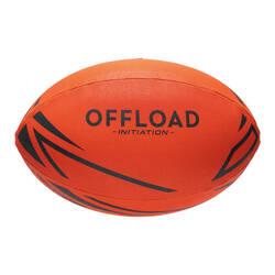 Rugby Ball Size 4 Initiation - Light Orange