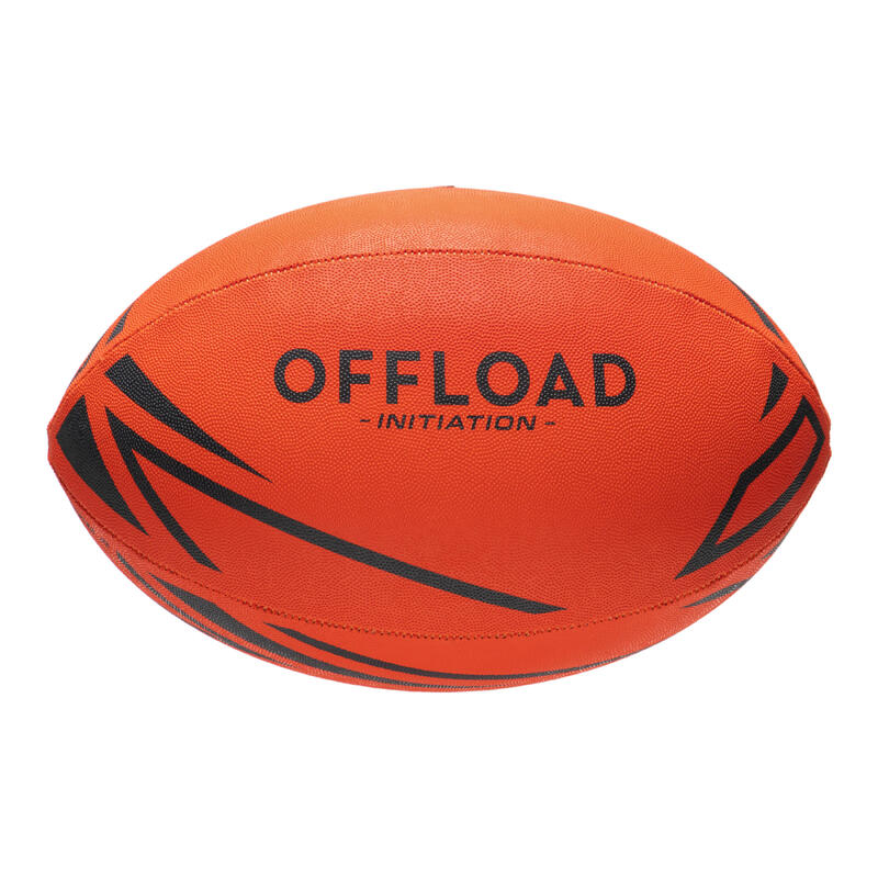 Ballon de rugby taille 4 - Initiation light orange