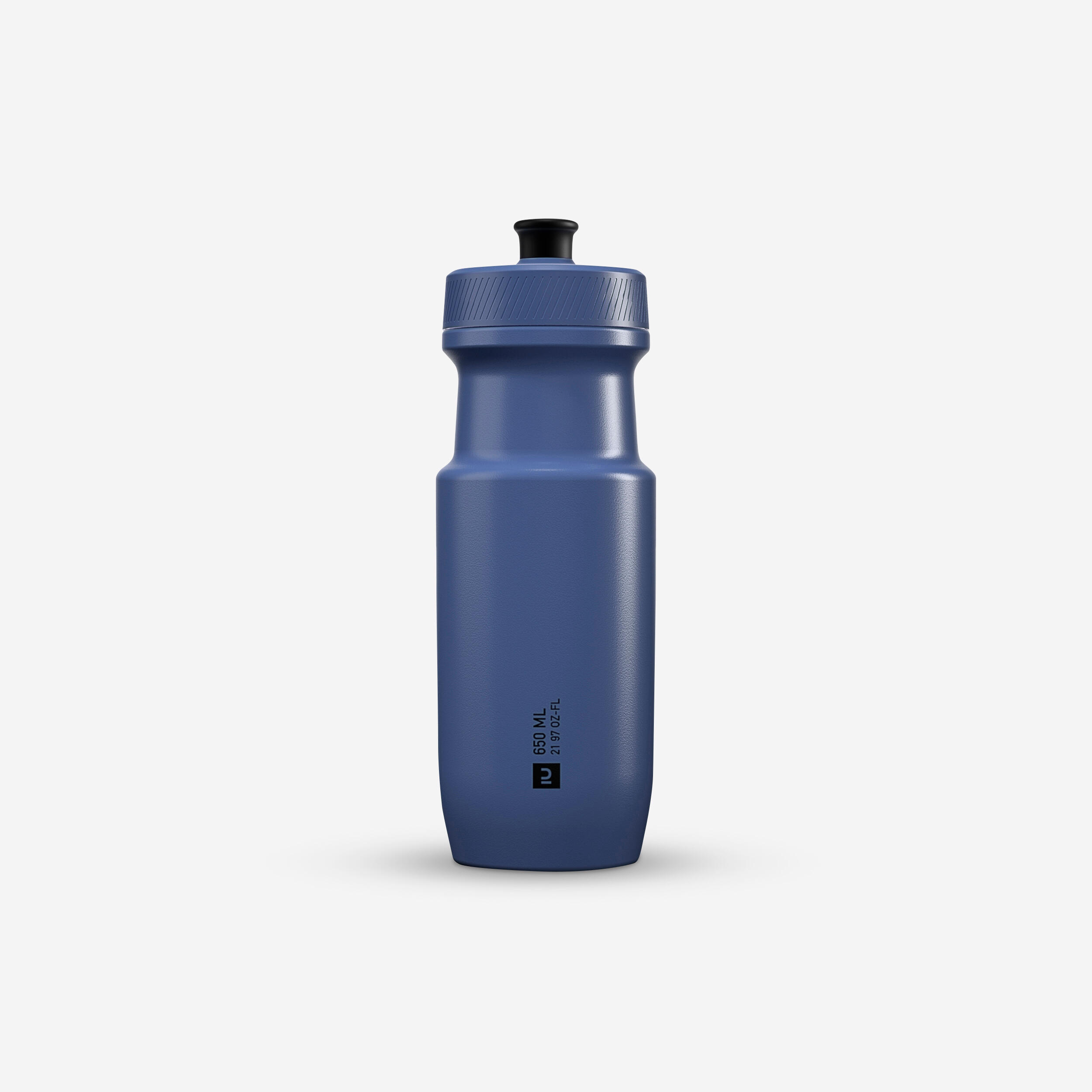 SoftFlow Cycling Water Bottle 650 mL Lavender blue, black Decathlon