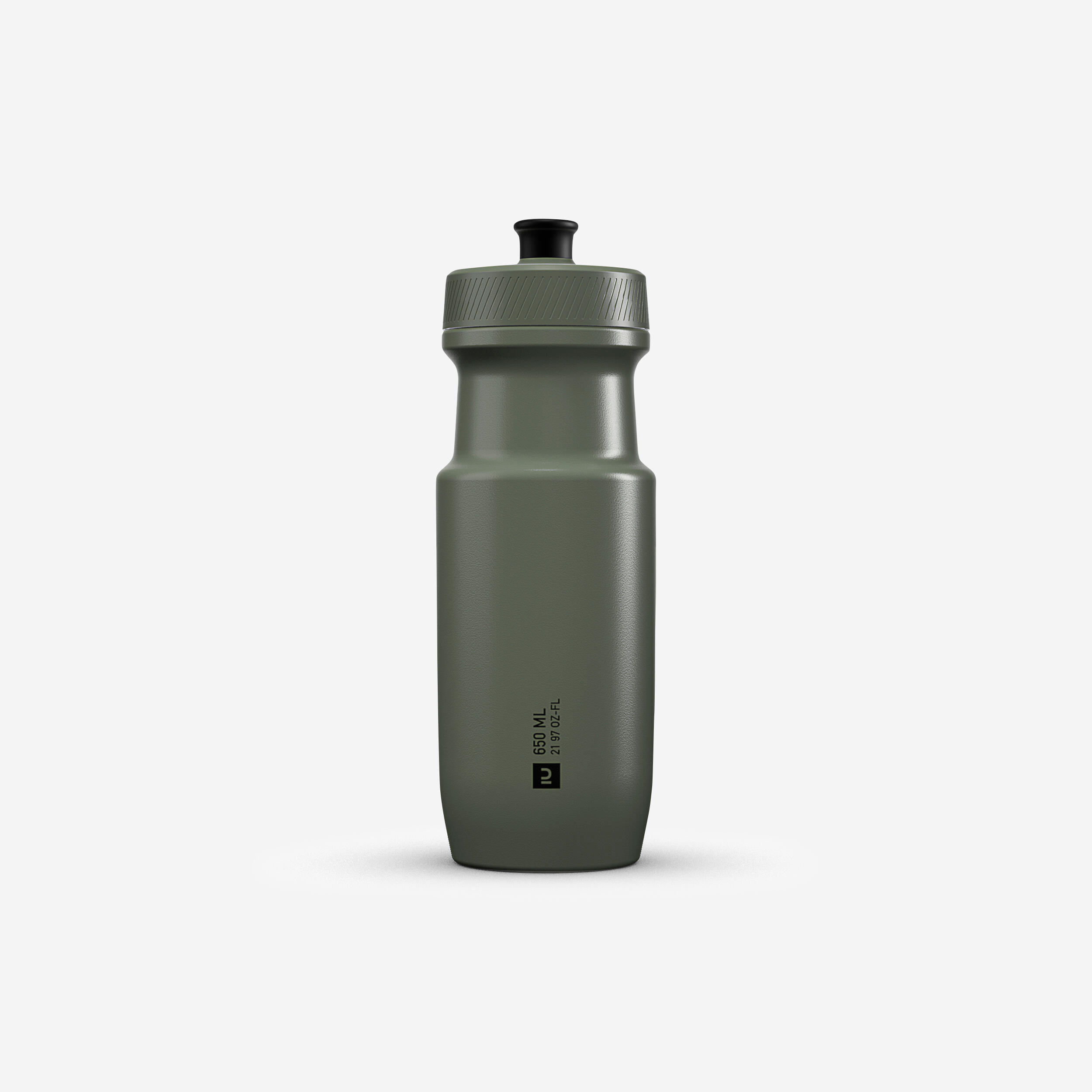 DECATHLON 650 ml Cycling Water Bottle SoftFlow M - Khaki