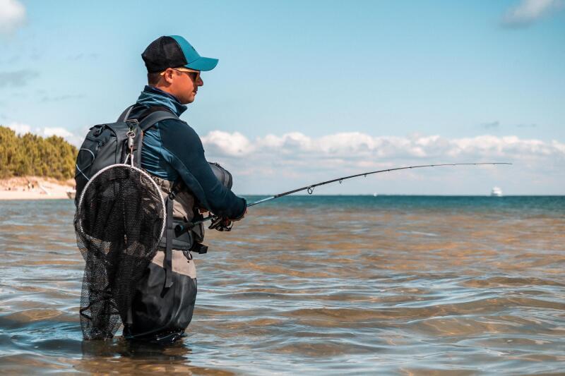 Zestaw przynęt shad texan Caperlan Ancho 70 6 g biały/czarny grzbiet