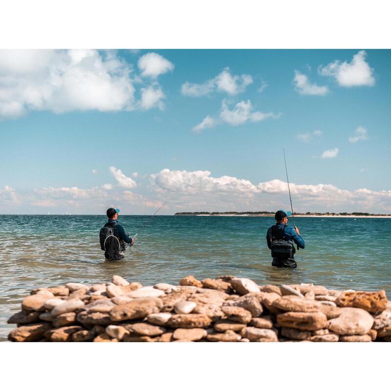 Texas Shads ANCHO 70 6 g Sardelle weiss/schwarzer Rücken