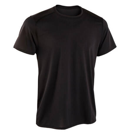 Men's Breathable Essential Fitness Crew Neck T-shirt - Black