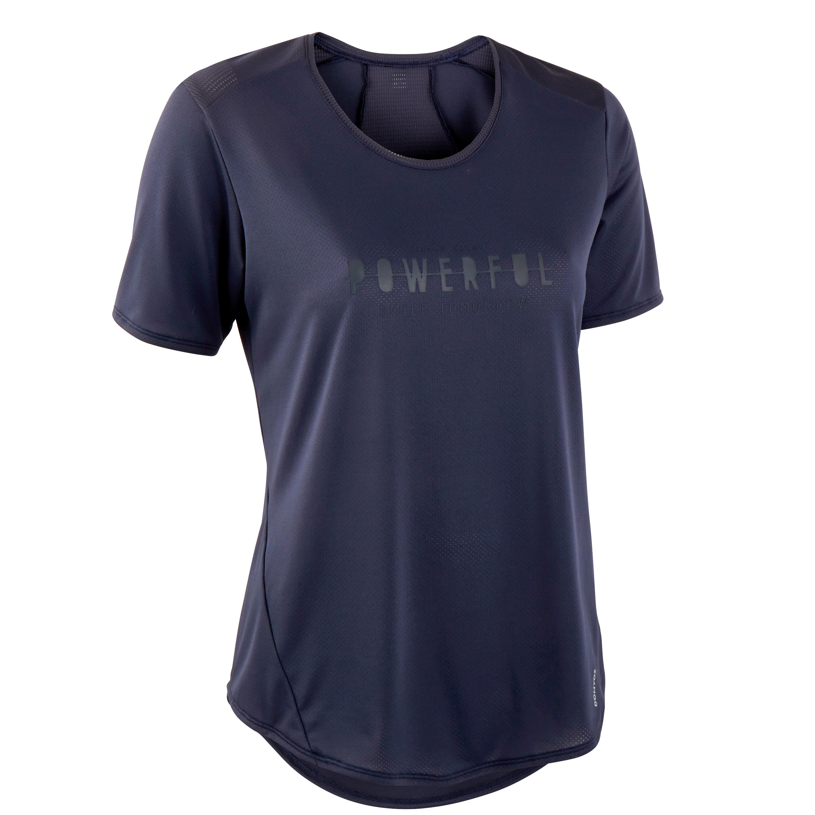 Women's Fitted Fitness Cardio T-Shirt - Dark Blue 2/11