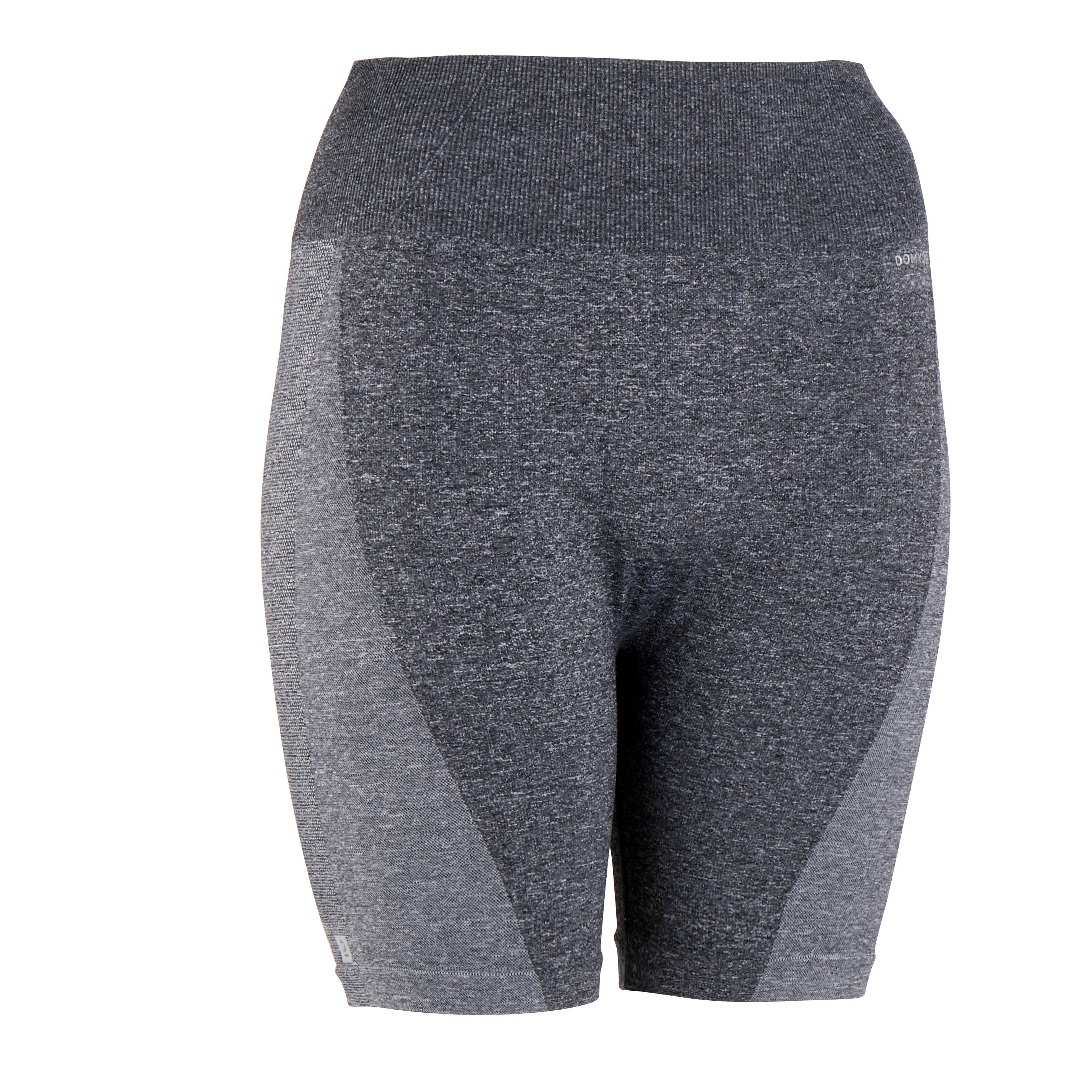 Seamless High Waisted Fitness Bike Shorts Grey