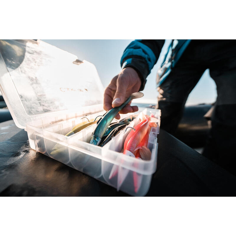 Plasztikcsali tengeri horgászathoz Combo Eelo 200 48 g, természetes