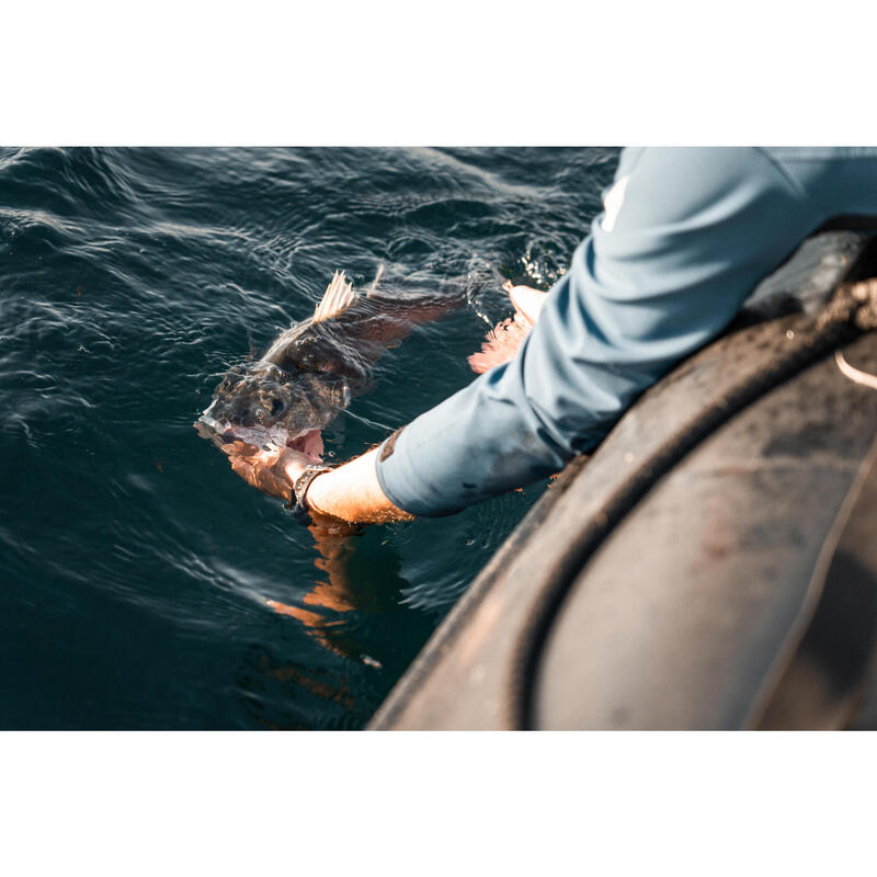 COMBO leurres souples shad texan ANCHO 120 30g dos noir/dos blanc pêche en mer