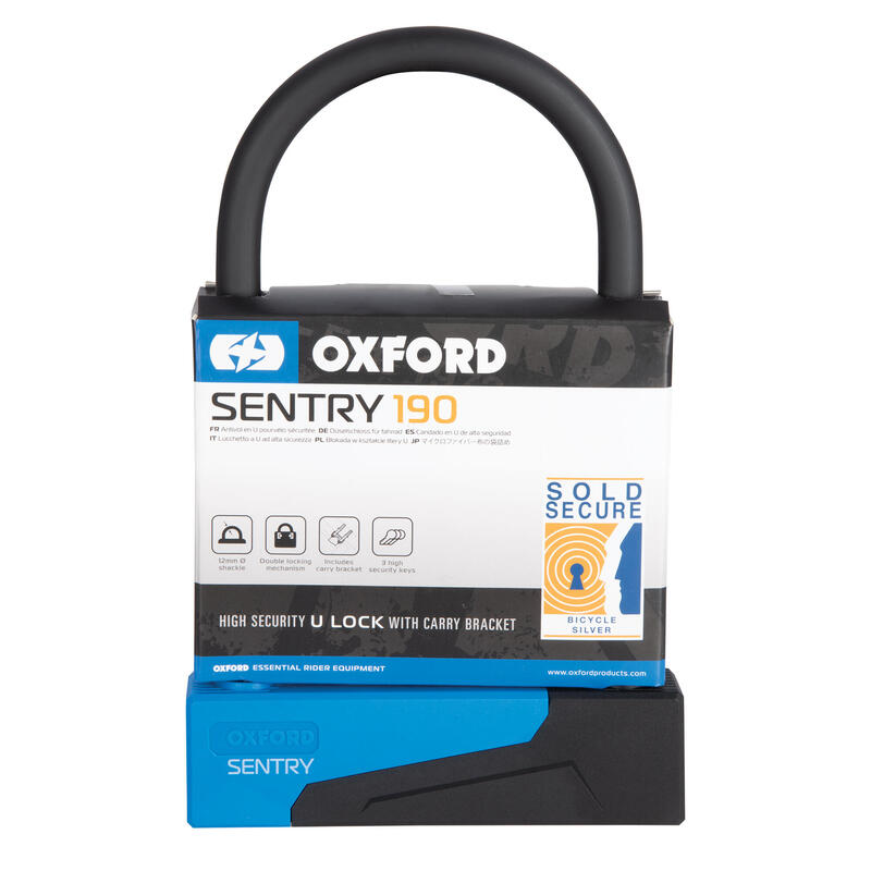 Oxford Sentry U-Lock 190mm x 110mm