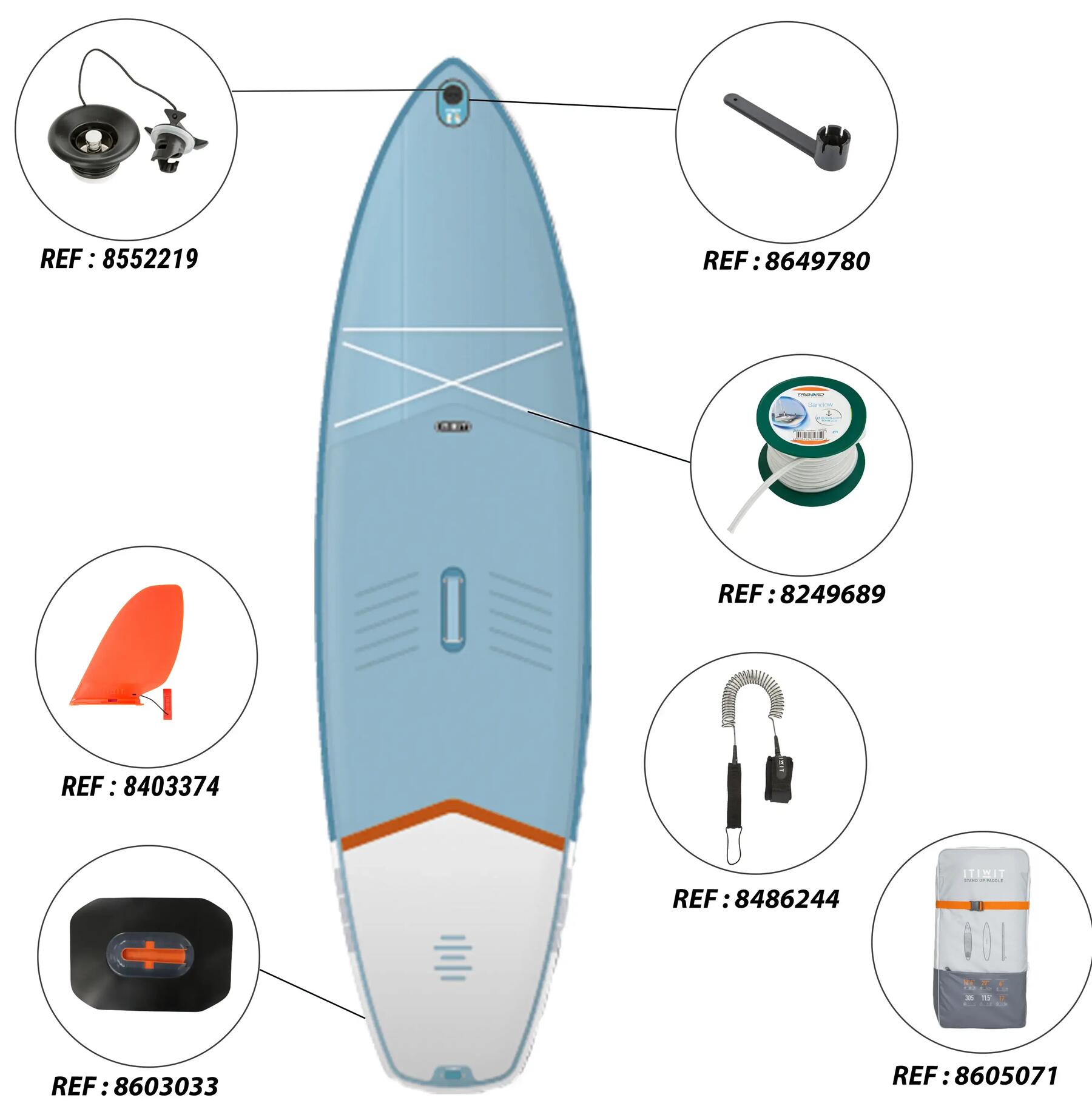 STAND UP PADDLE ITIWIT X100 11' 