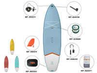 X100 10FT TOURING INFLATABLE STAND-UP PADDLEBOARD - GREEN