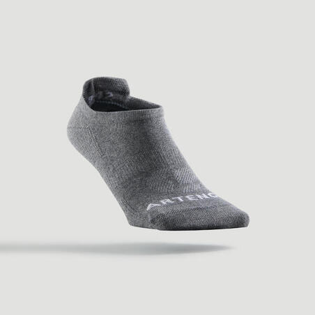 CHAUSSETTES DE SPORT BASSES ARTENGO RS 160 GRIS LOT DE 3