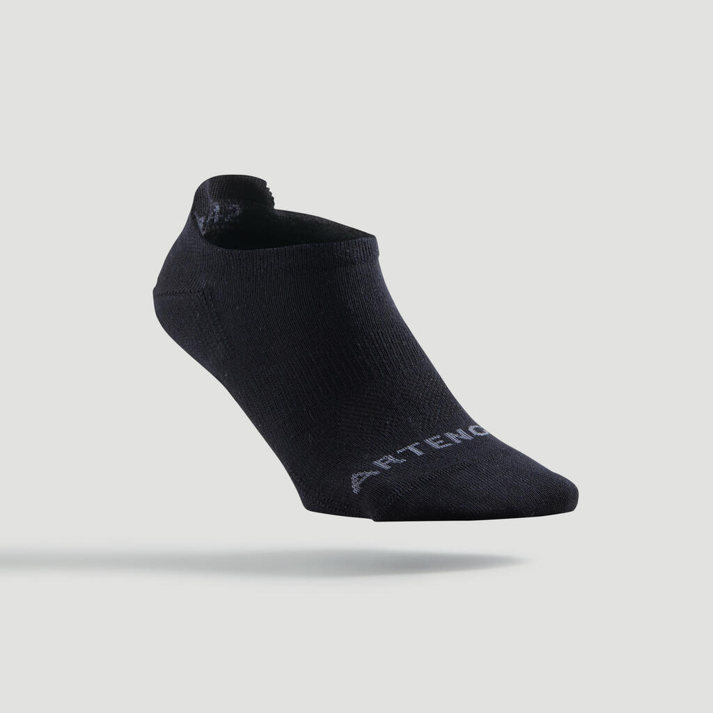 Calcetines deportivos cortos rosa, blanco y azul Artengo RS 160, 3 pares