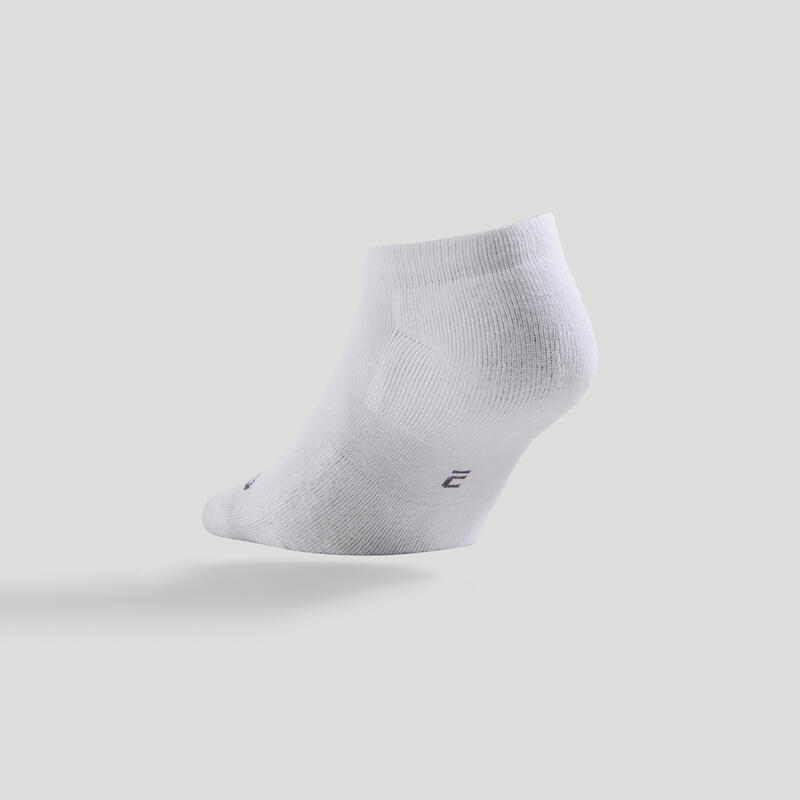 CHAUSSETTES DE TENNIS BASSES RS 100 BLANCHE LOT DE 3