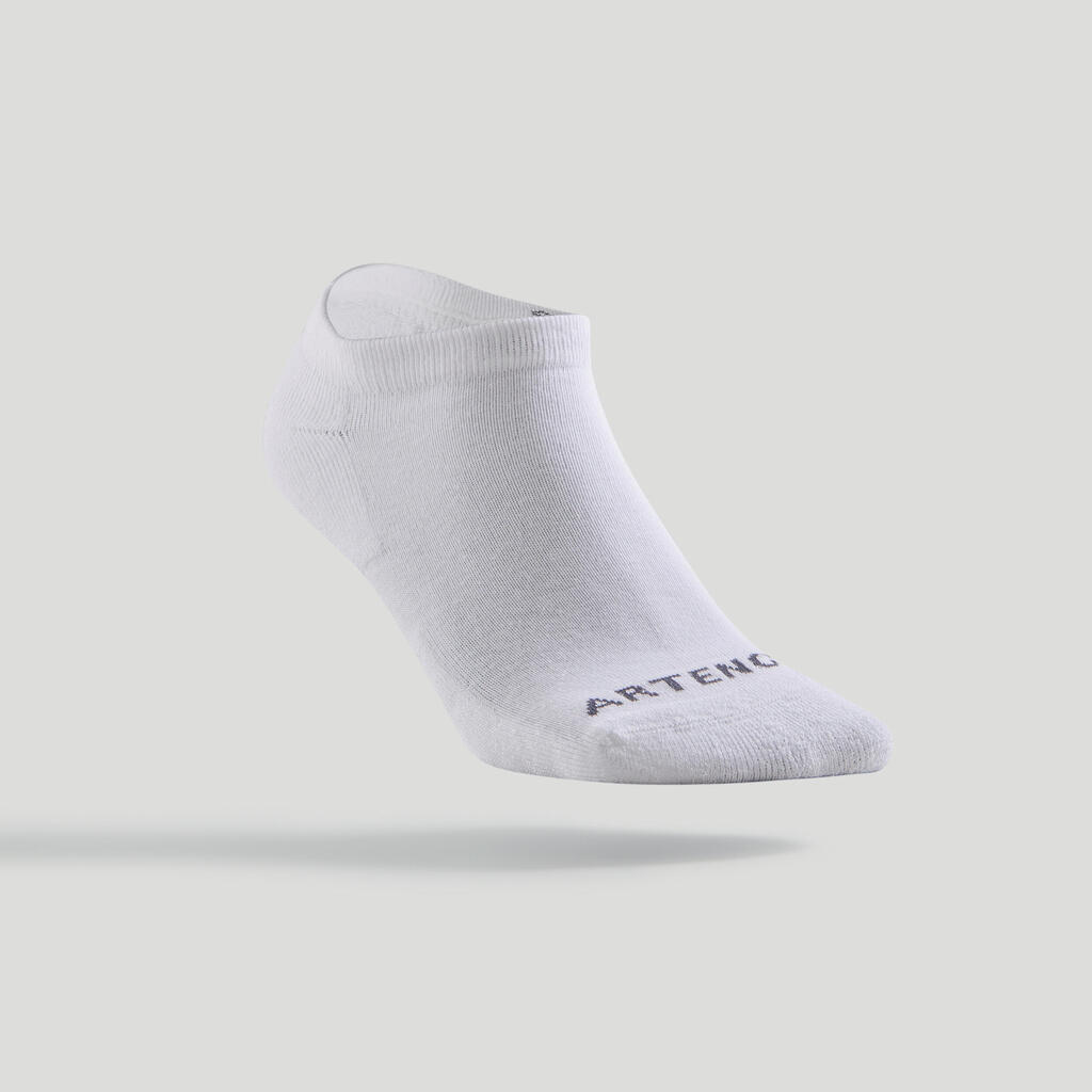 CHAUSSETTES DE TENNIS BASSES RS 100BLANCHES LOT DE 3