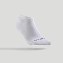 CHAUSSETTES DE TENNIS BASSES RS 100 BLANCHE LOT DE 3