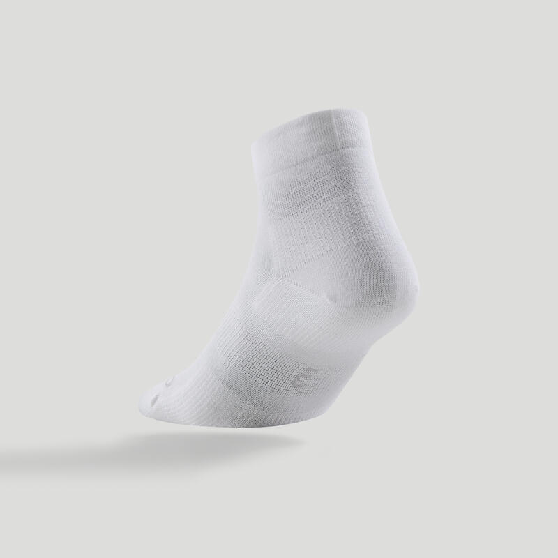 RS 160 Adult Mid-High Sports Socks Tri-Pack - White