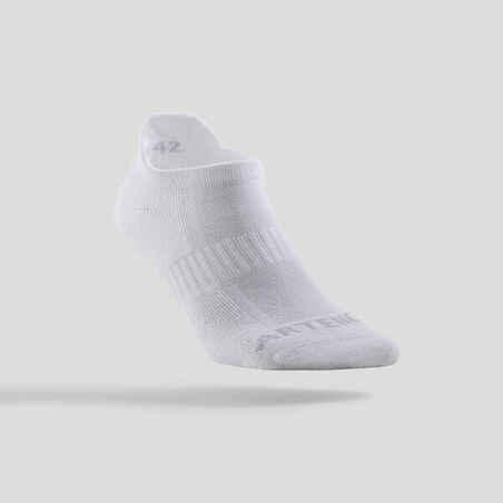 Calcetines cortos de tenis Pack de 3 Artengo RS 500 blanco