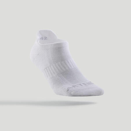 Low Tennis Socks RS 500 Tri-Pack - White