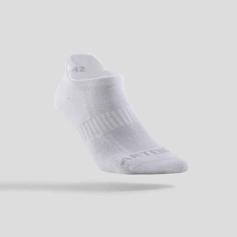 Low Tennis Socks RS 500 Tri-Pack - White