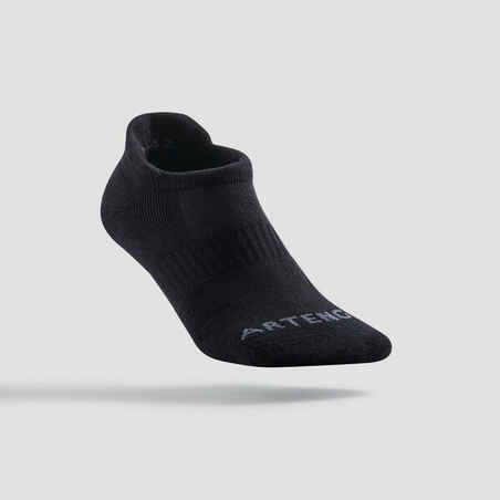 Χαμηλές αθλητικές κάλτσες RS 500 3 ζεύγη - Μαύρο