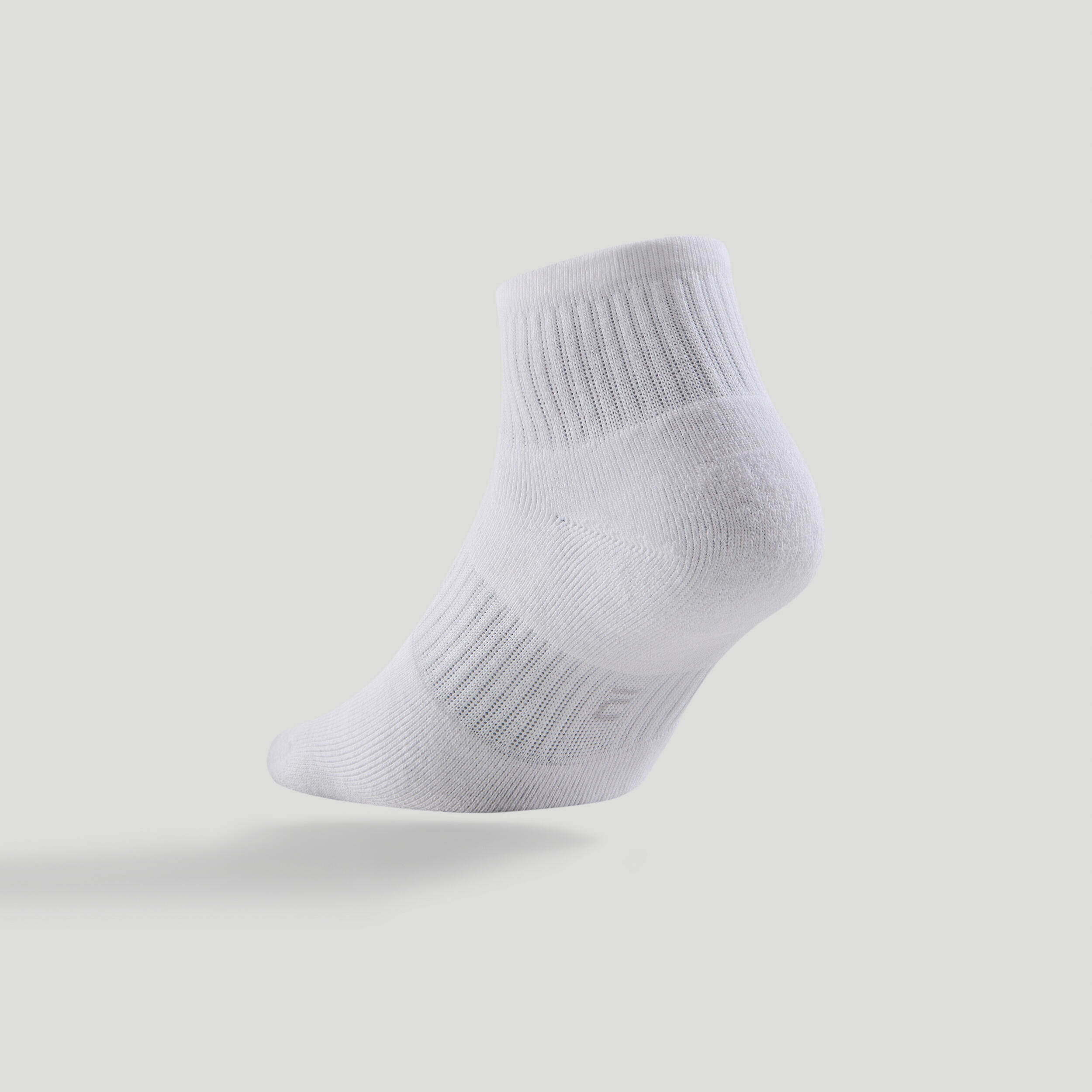 Mid Tennis Socks x3 - RS 500 White - DECATHLON
