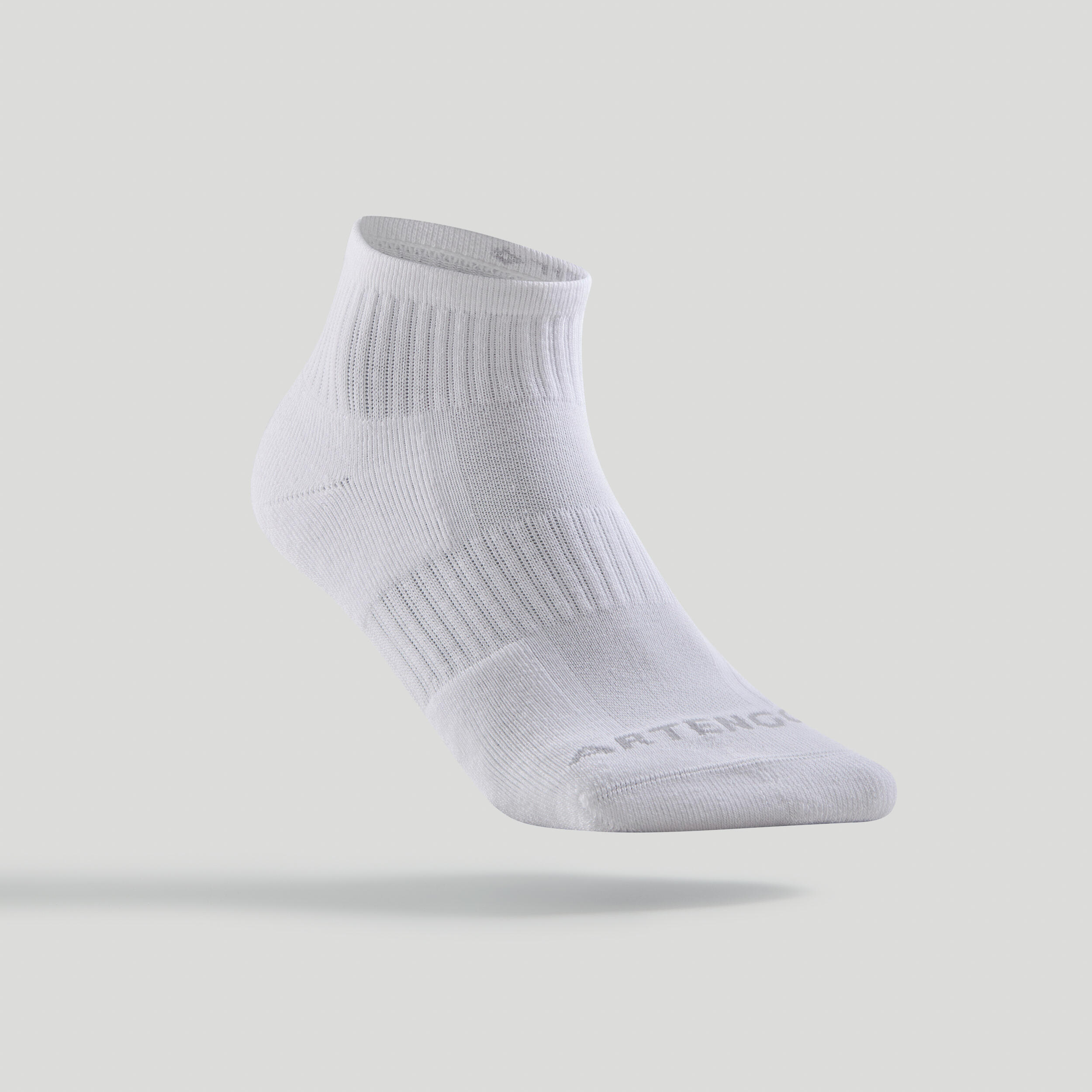 Mid Tennis Socks x3 - RS 500 White - DECATHLON