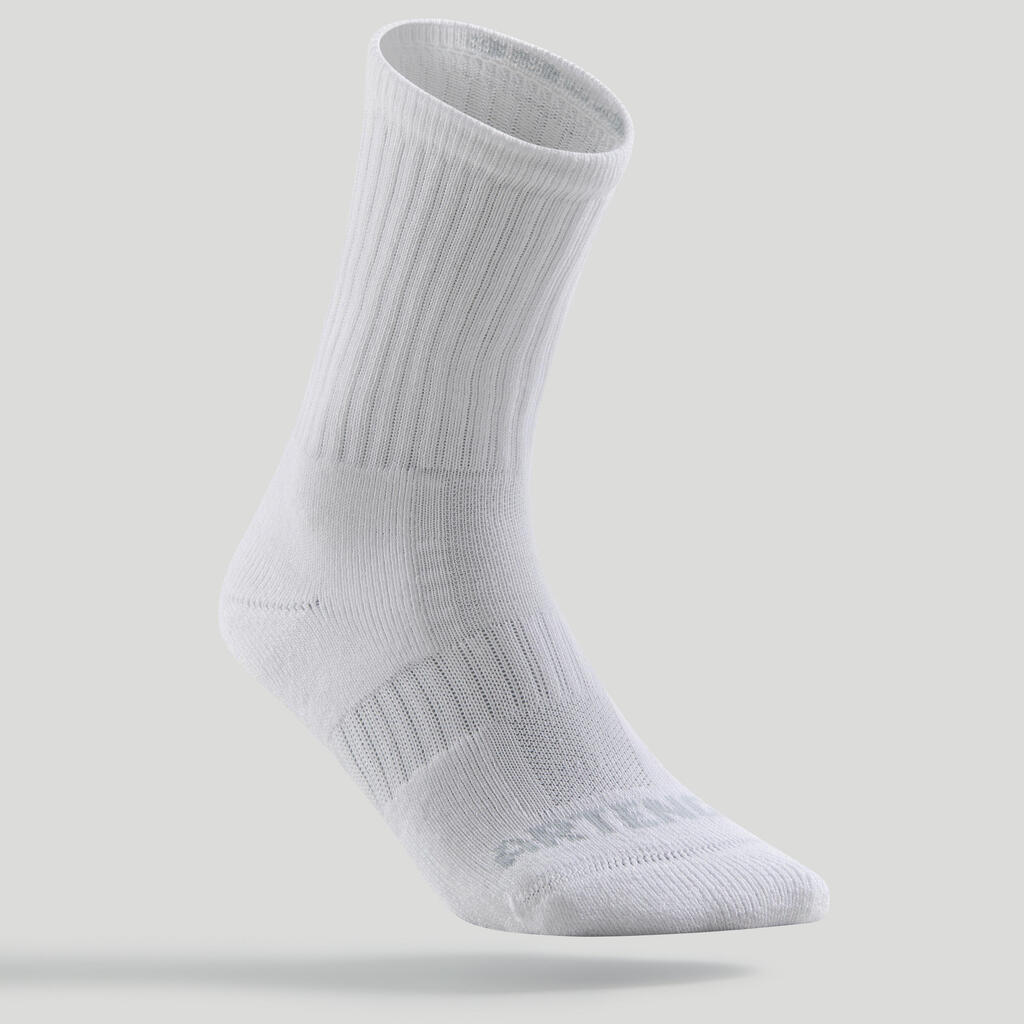 CALCETINES LARGOS DE TENIS RS500 BLANCO X3