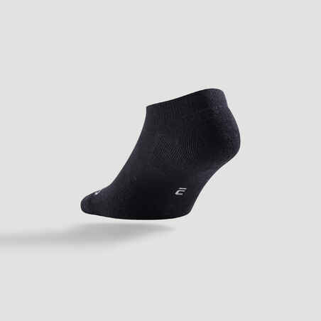 Low Tennis Socks RS 100 Tri-Pack - Black