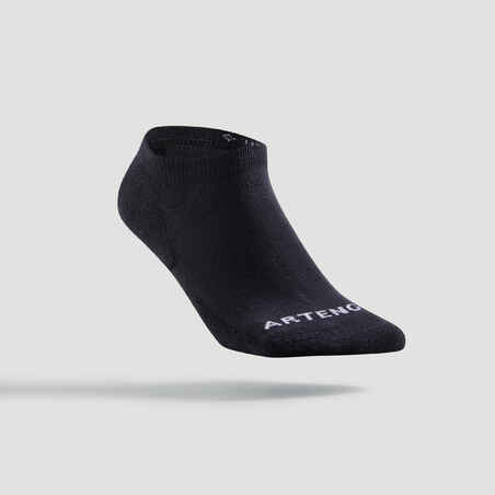 Χαμηλές κάλτσες τένις RS 100 3 ζεύγη - Μαύρο