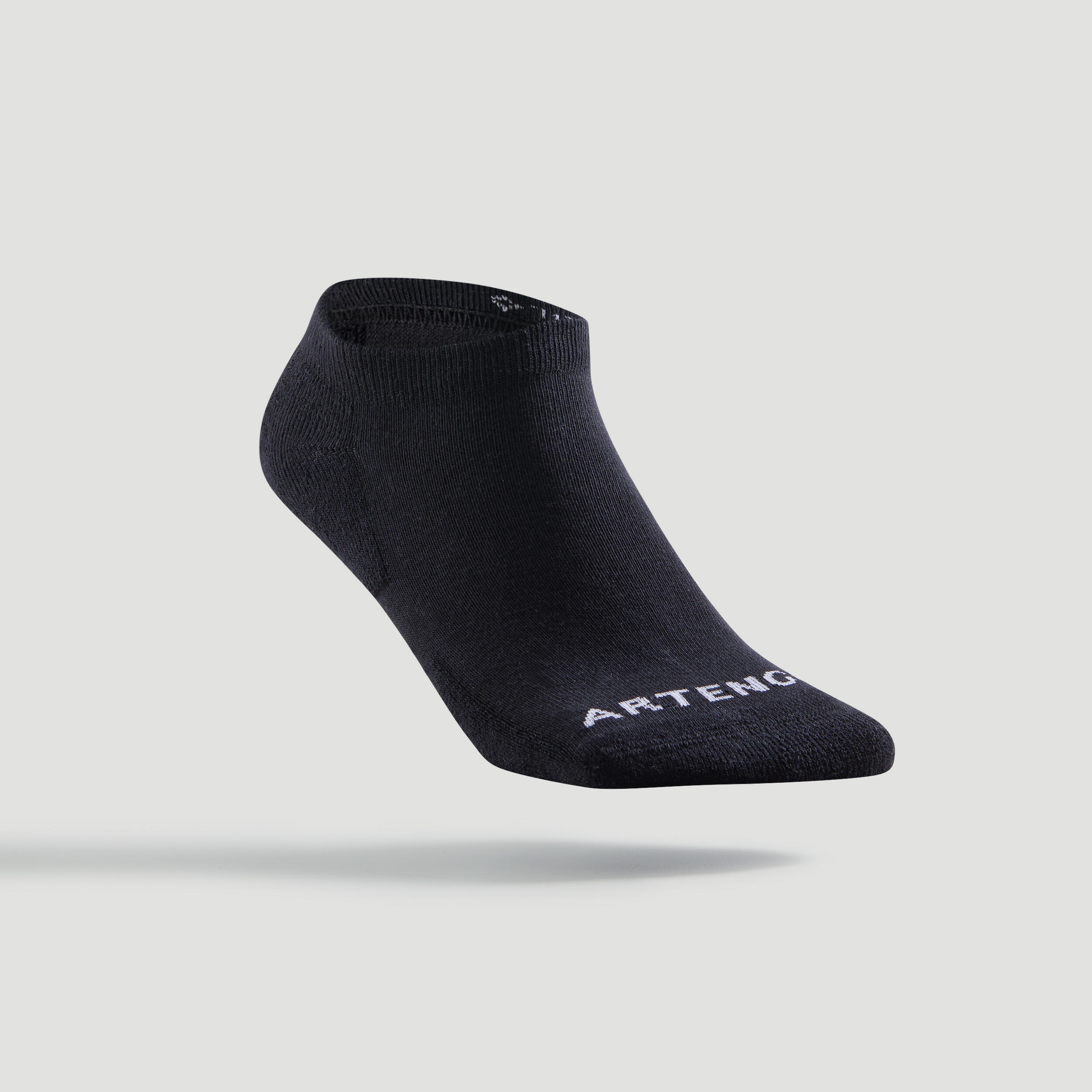Șosete scurte tenis RS100, 3 perechi, negru