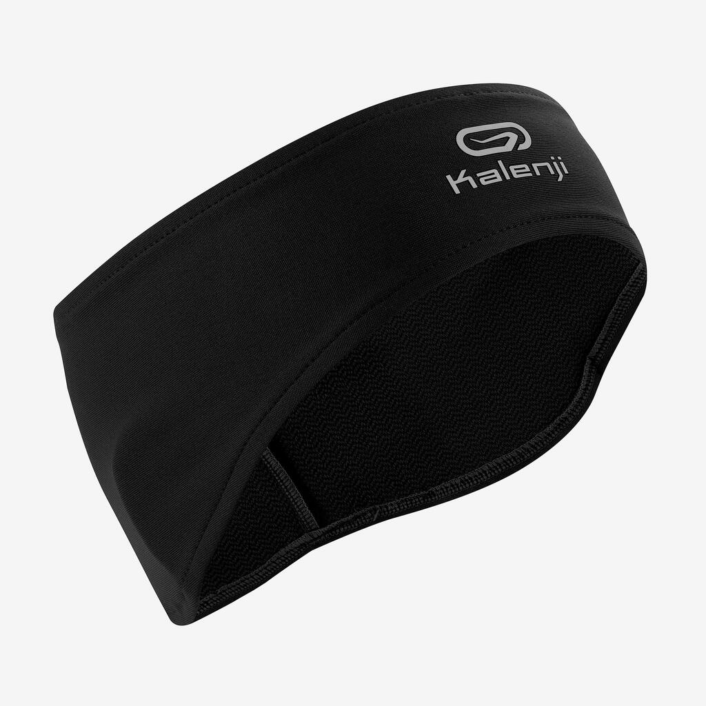 Bandeau running chaud Homme Femme - KIPRUN Warm noir