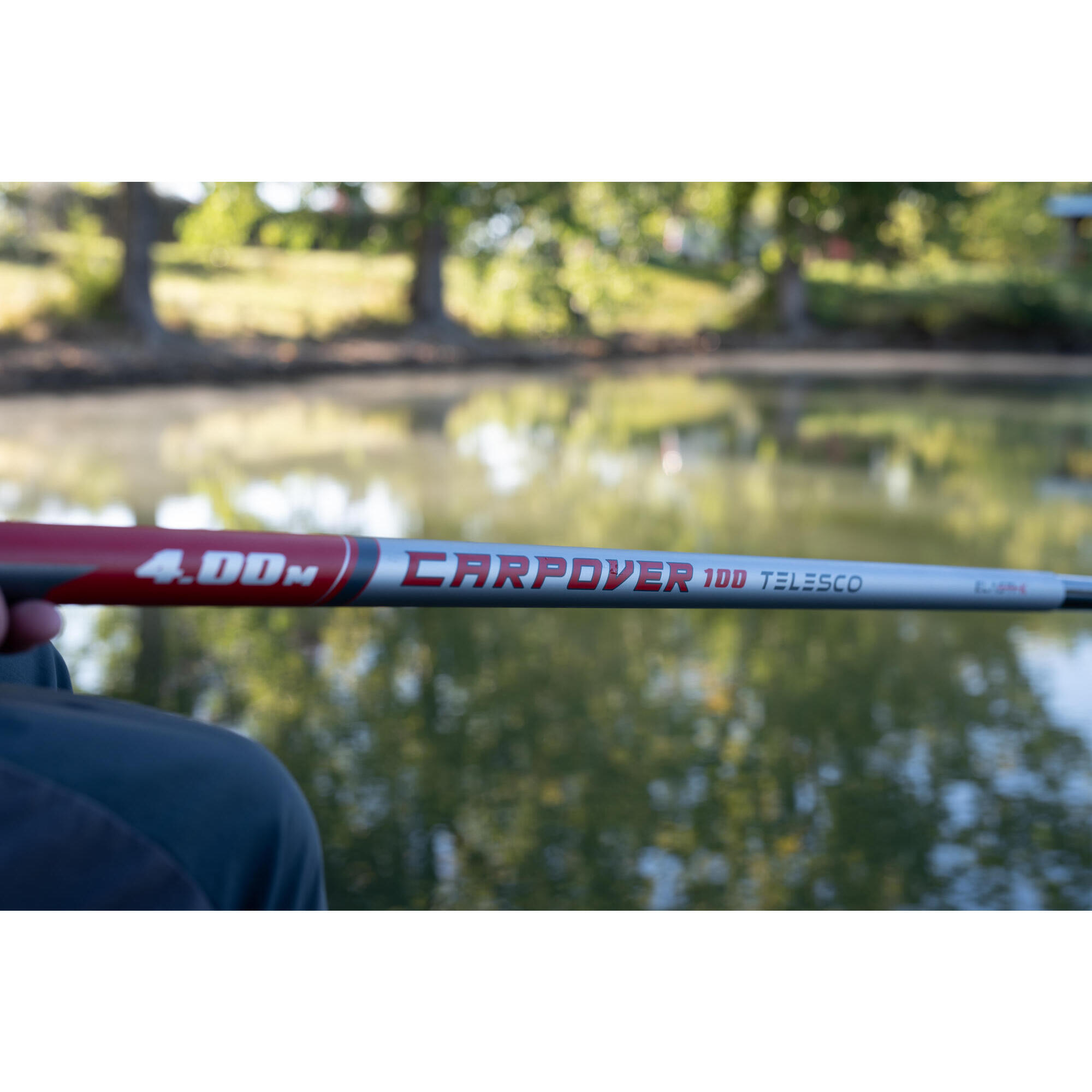 CARP CUTTING ROD CARPOVER 100 TELESCOPIC 4M + ELASTIC TIP