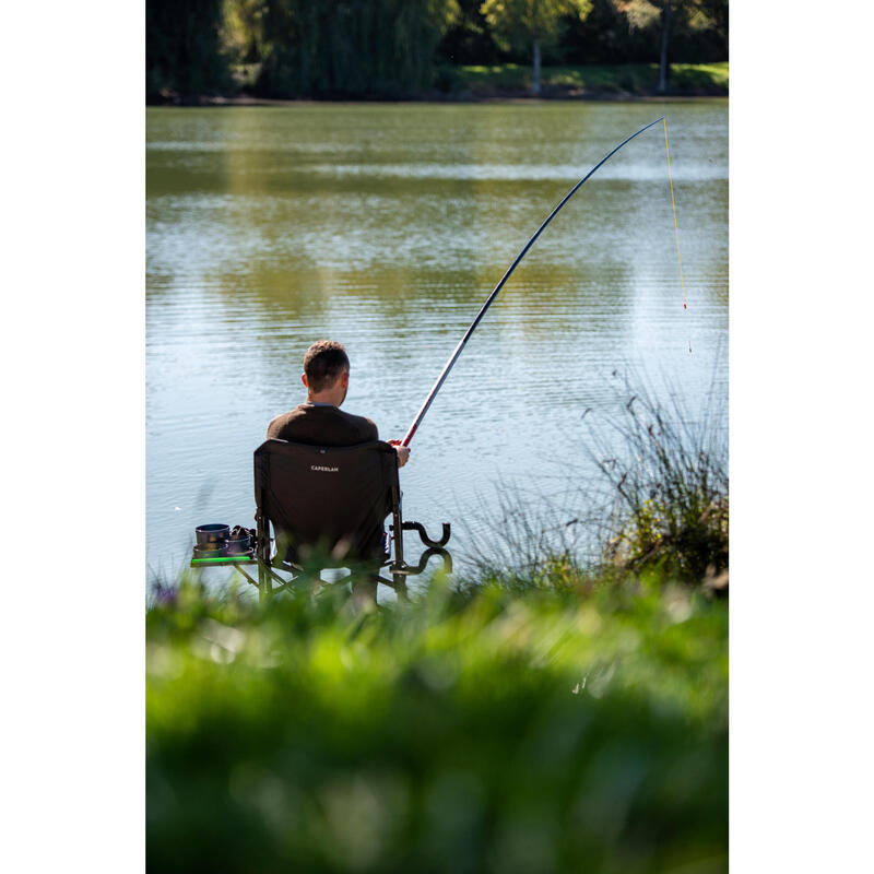 CANA TELESCÓPICA PARA PESCA À CARPA + PONTEIRA COM ELÁSTICO CARPOVER 100 4 M