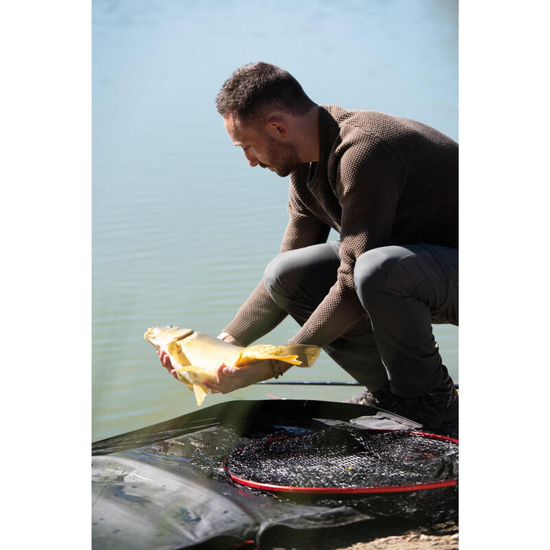 CANA TELESCÓPICA PARA PESCA À CARPA + PONTEIRA COM ELÁSTICO CARPOVER 100 4 M