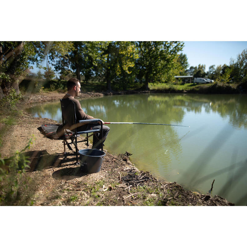 CANA TELESCÓPICA PARA PESCA À CARPA + PONTEIRA COM ELÁSTICO CARPOVER 100 4 M