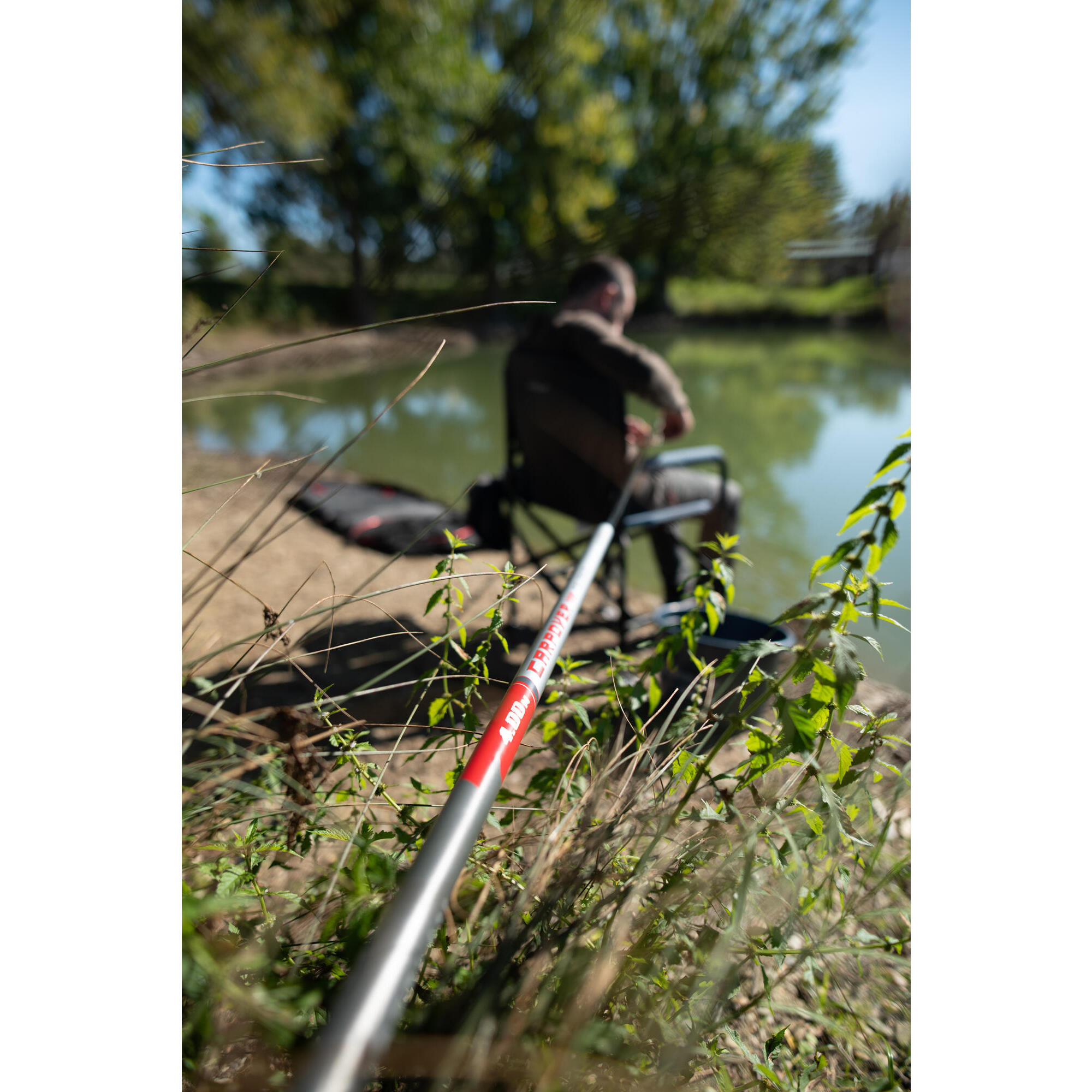 CANNA DA TAGLIO CARPA CARPOVER 100 TELESCOPICA 4M + PUNTA ELASTICA