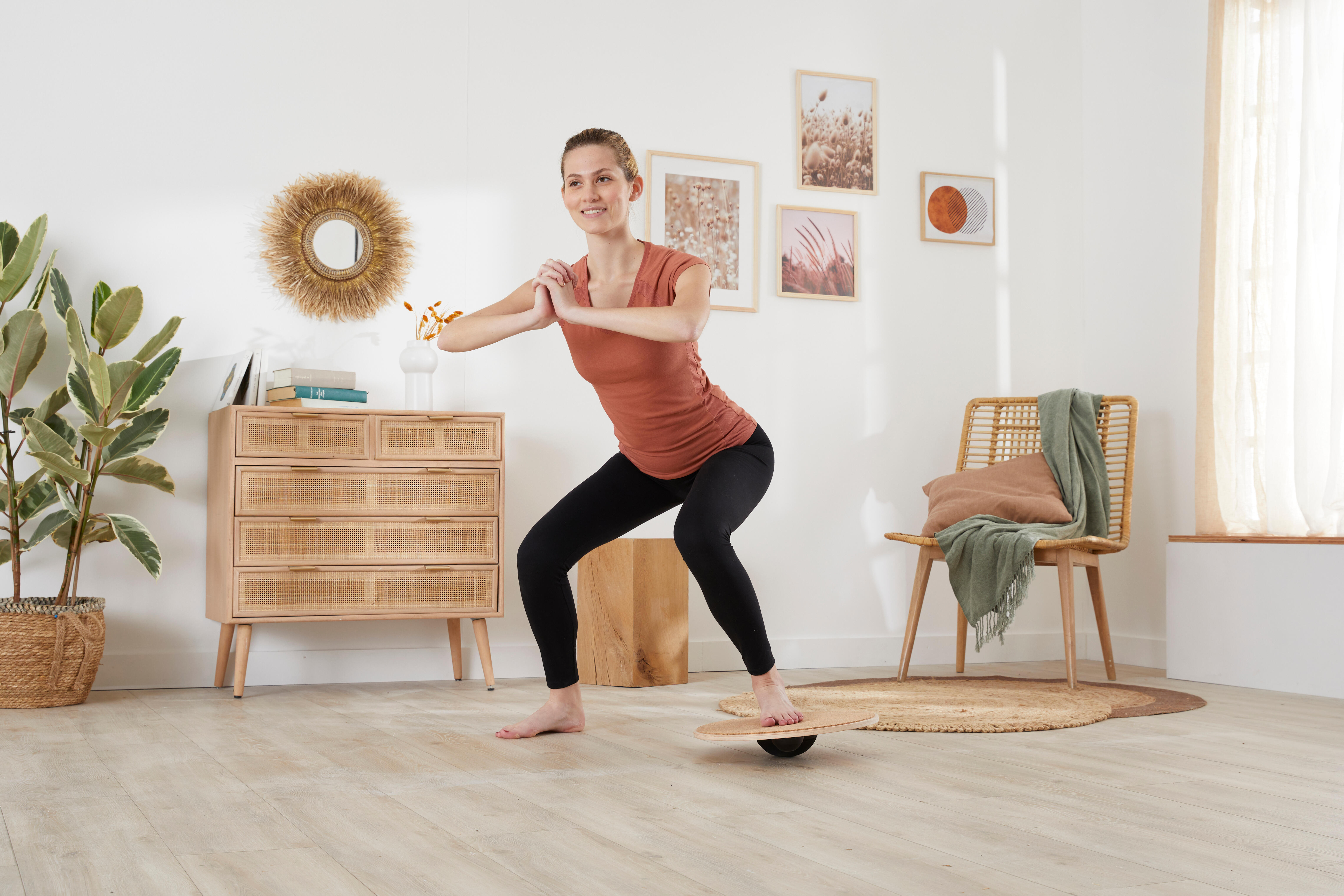 Wooden Fitness Balance Board