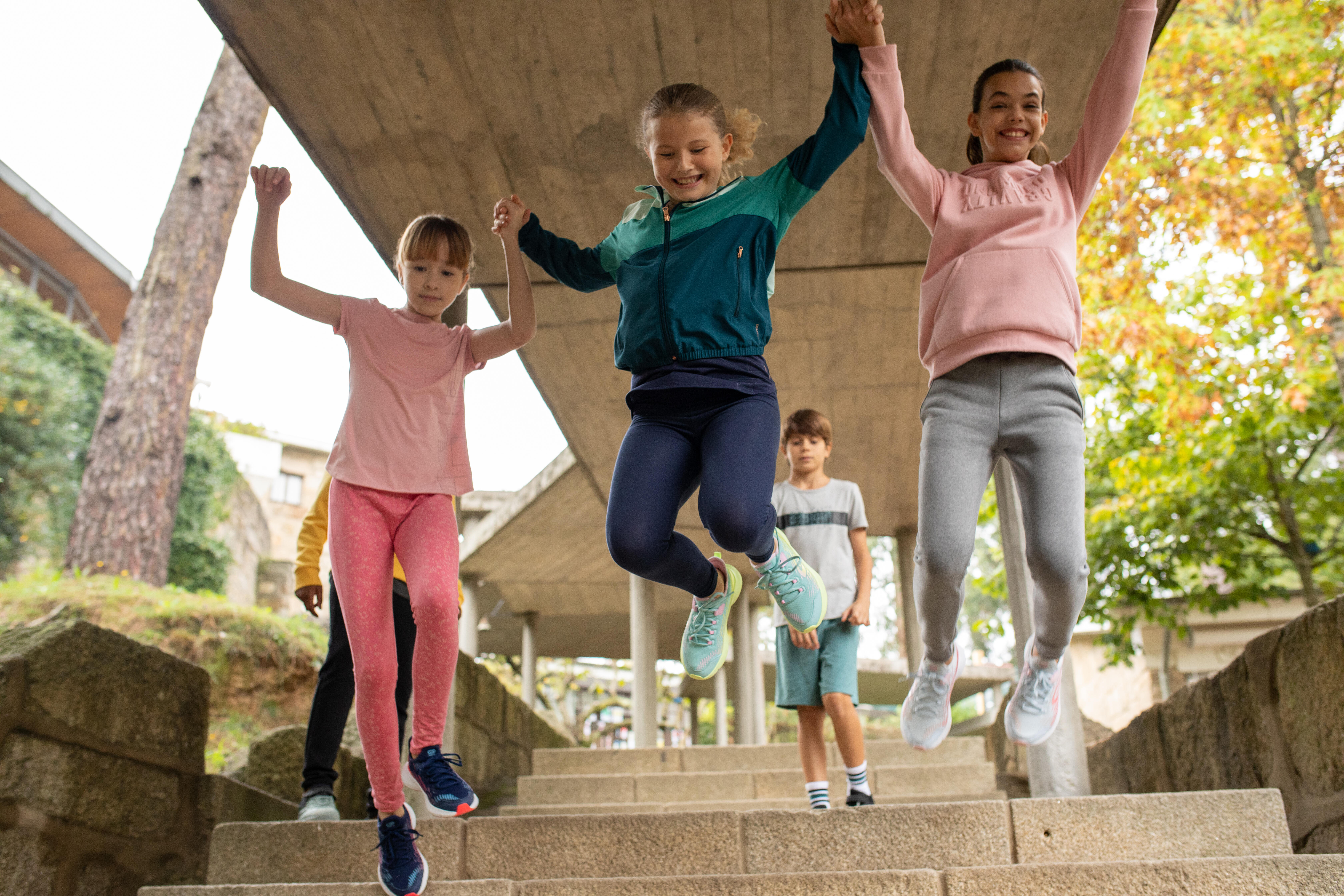 Chaussures de course enfant - AT Flex gris - DECATHLON