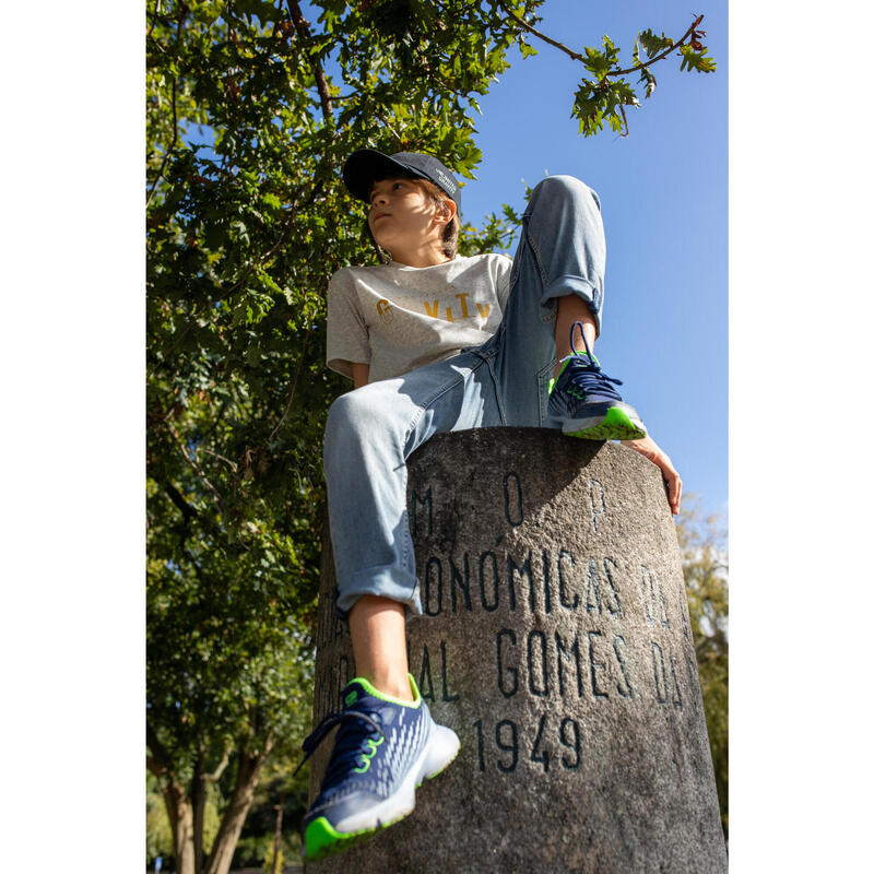 Gorra algodón negro estampado niños 