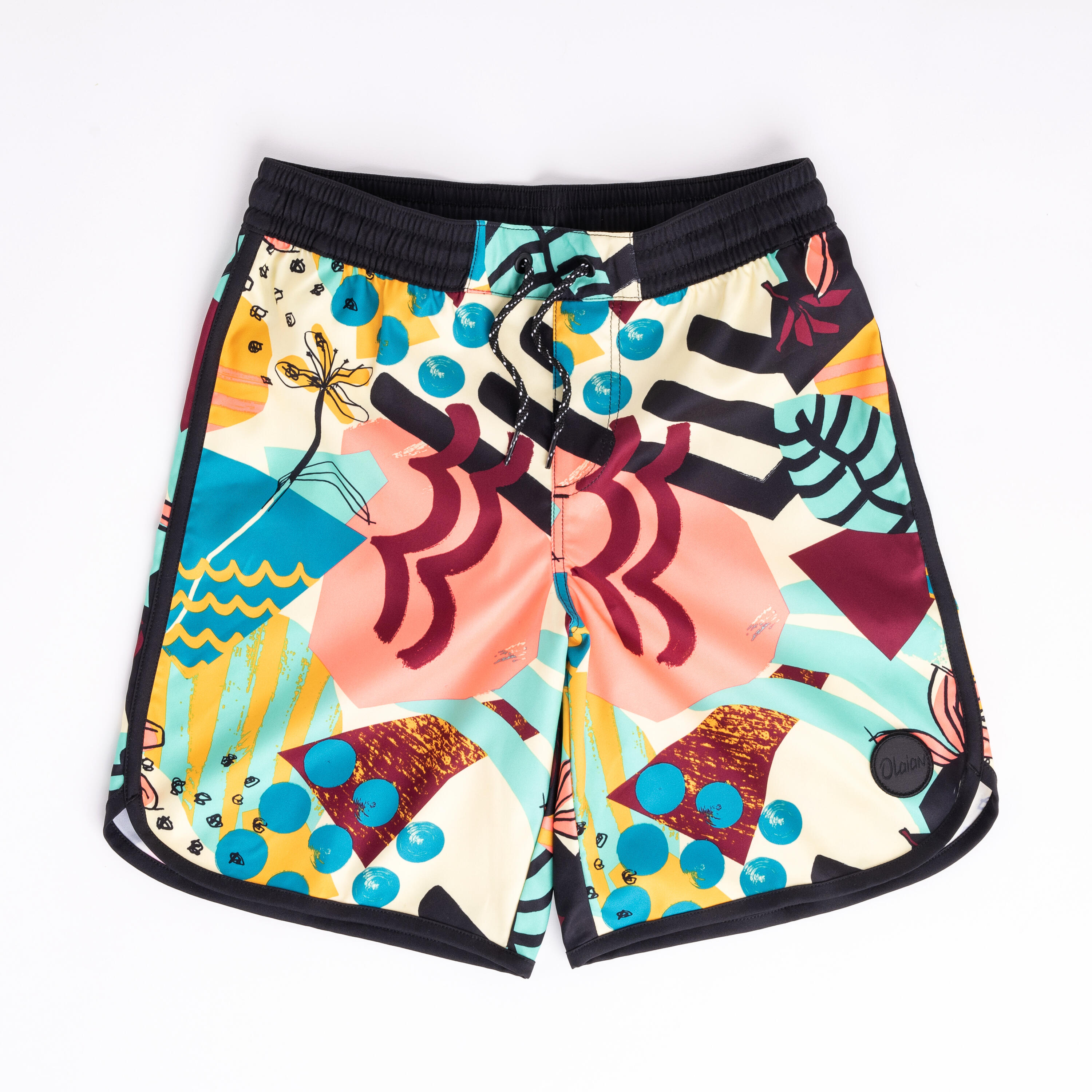 swim shorts 500 multicoloured 10/10