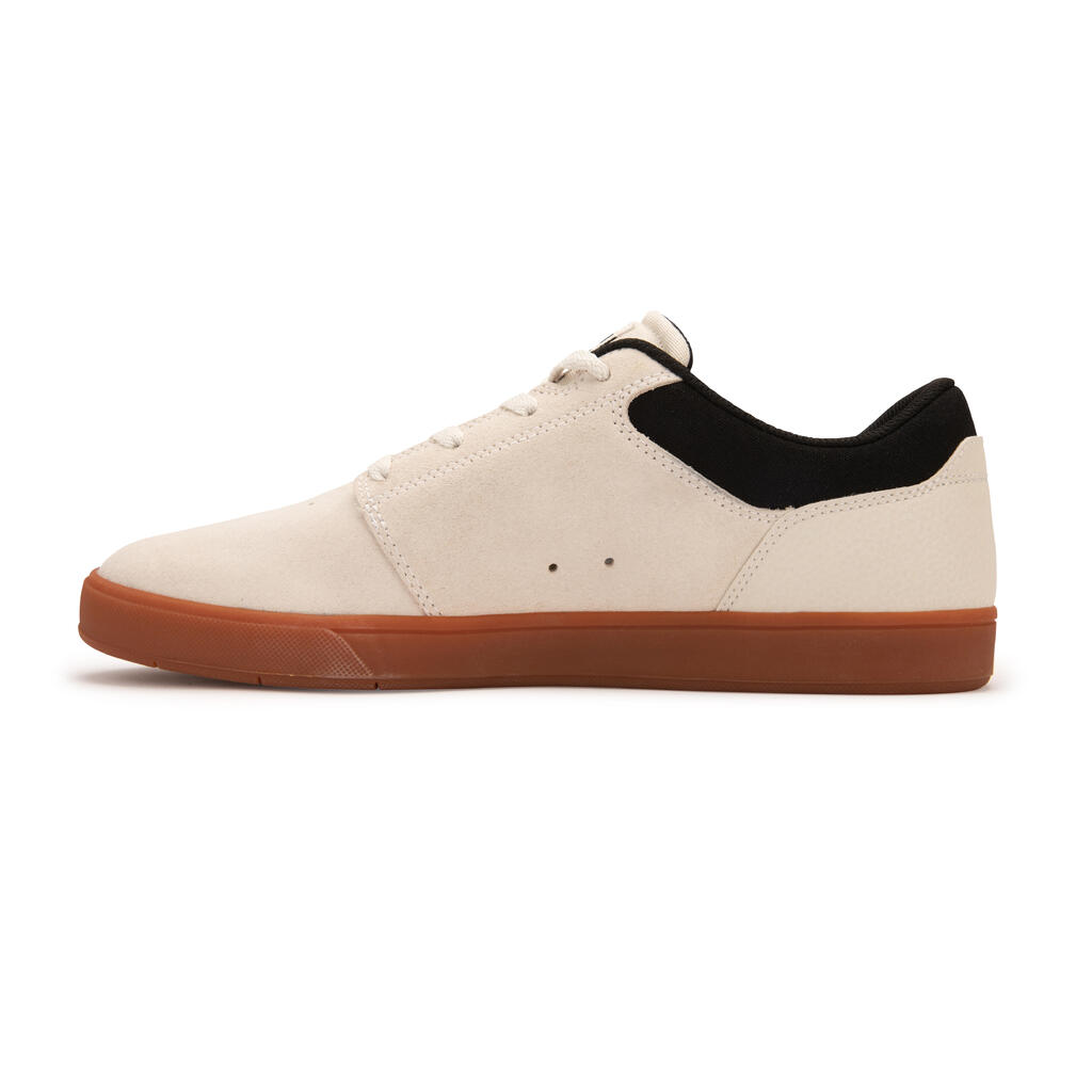 Adult Skateboarding Shoes Crisis 2 - Off White/Gum