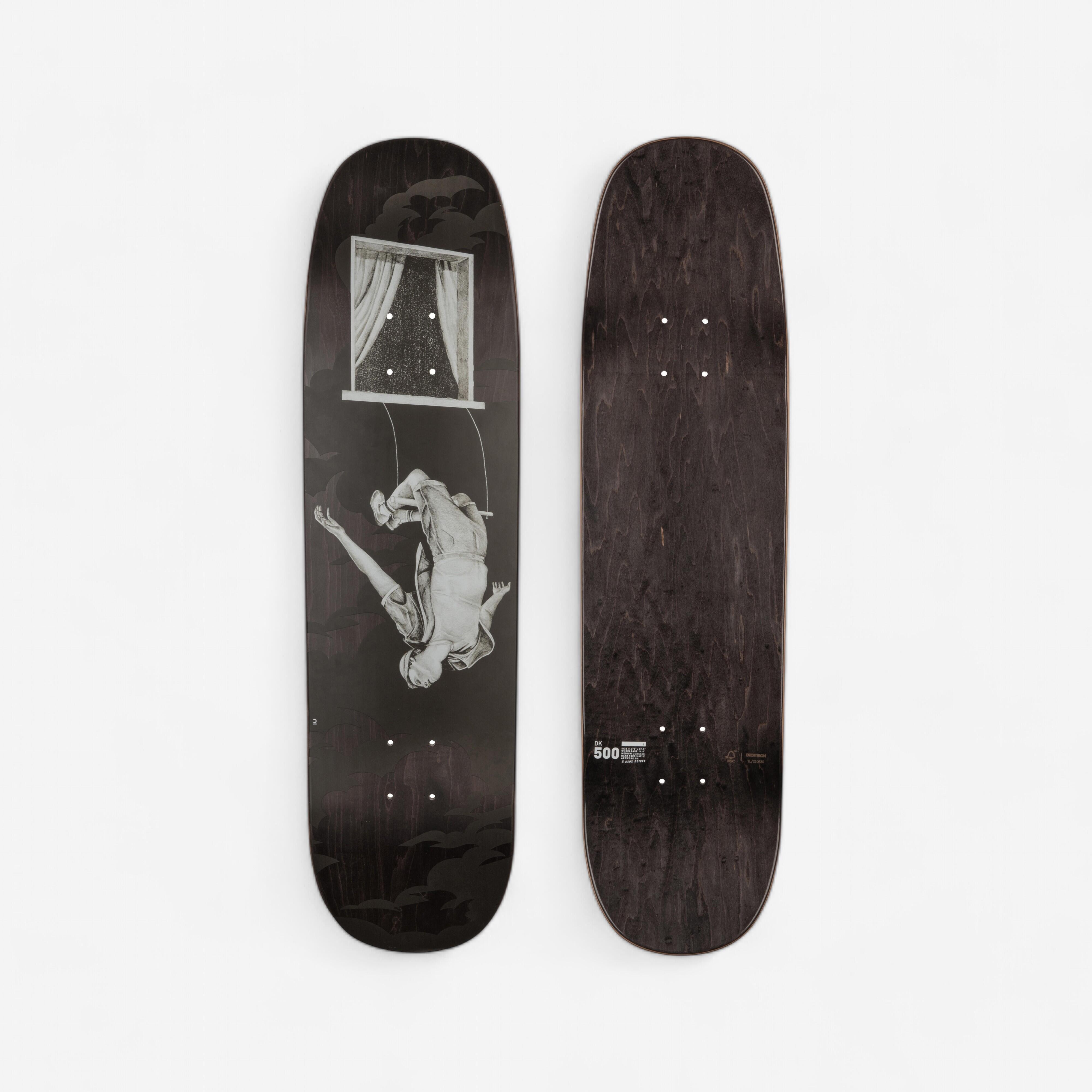 OXELO Skateboardová doska z javora veľkosť 8,75" DK500 Shapee 8,75_QUOTE_