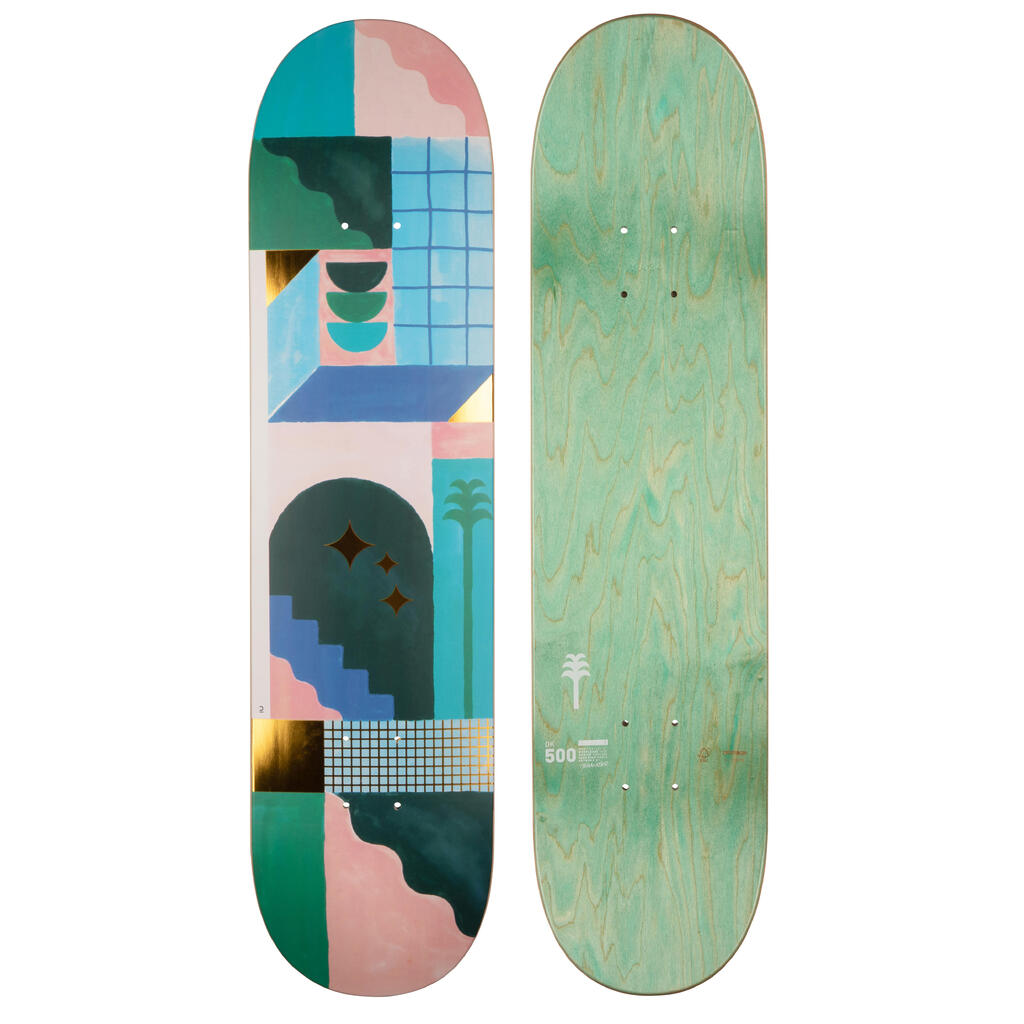 Skateboard Deck aus Ahornholz DK500 Popsicle Grösse 7,75