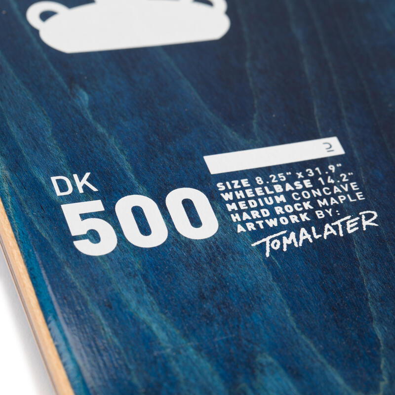 PLANCHE DE SKATE EN ERABLE DK500 POPSICLE TAILLE 8,25". GRAPHISME PAR @TOMALATER