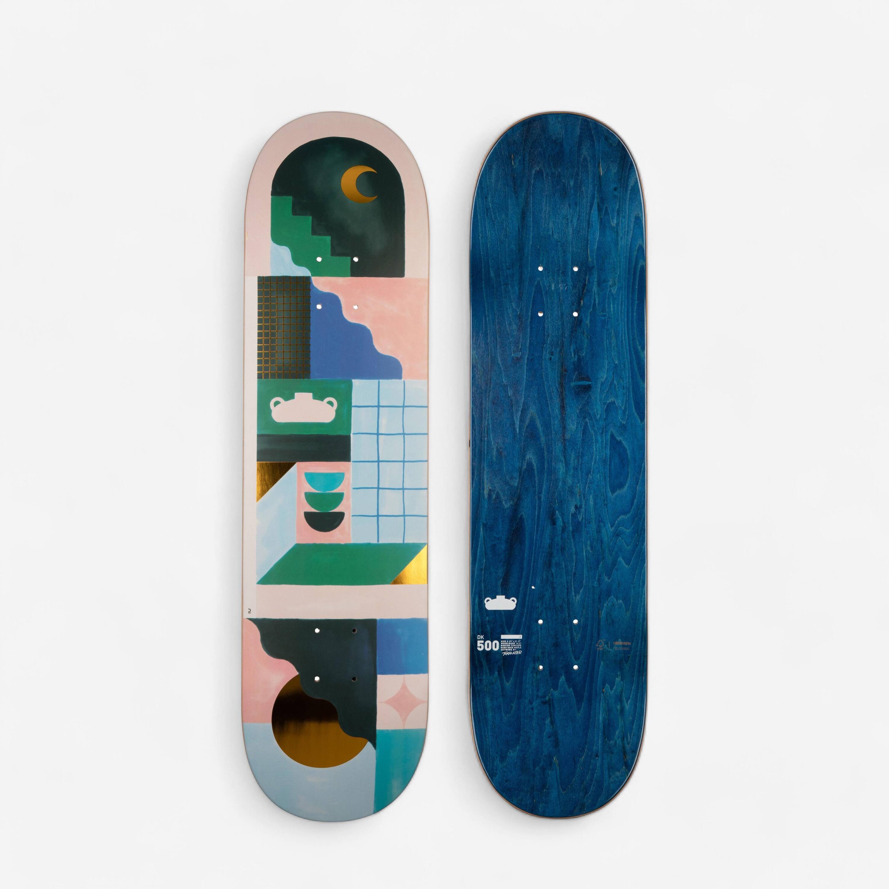 8.25 Inch Skateboard Deck DK500 -  1